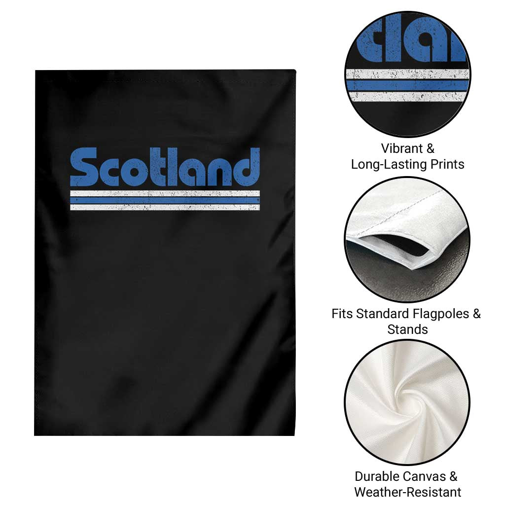 Scotland Scottish Flag Garden Flag SCOT Fan Retro Vintage