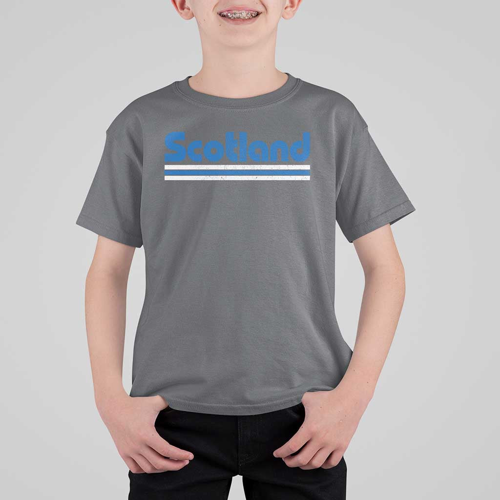 Scotland Scottish Flag T Shirt For Kid SCOT Fan Retro Vintage