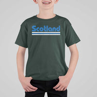Scotland Scottish Flag T Shirt For Kid SCOT Fan Retro Vintage