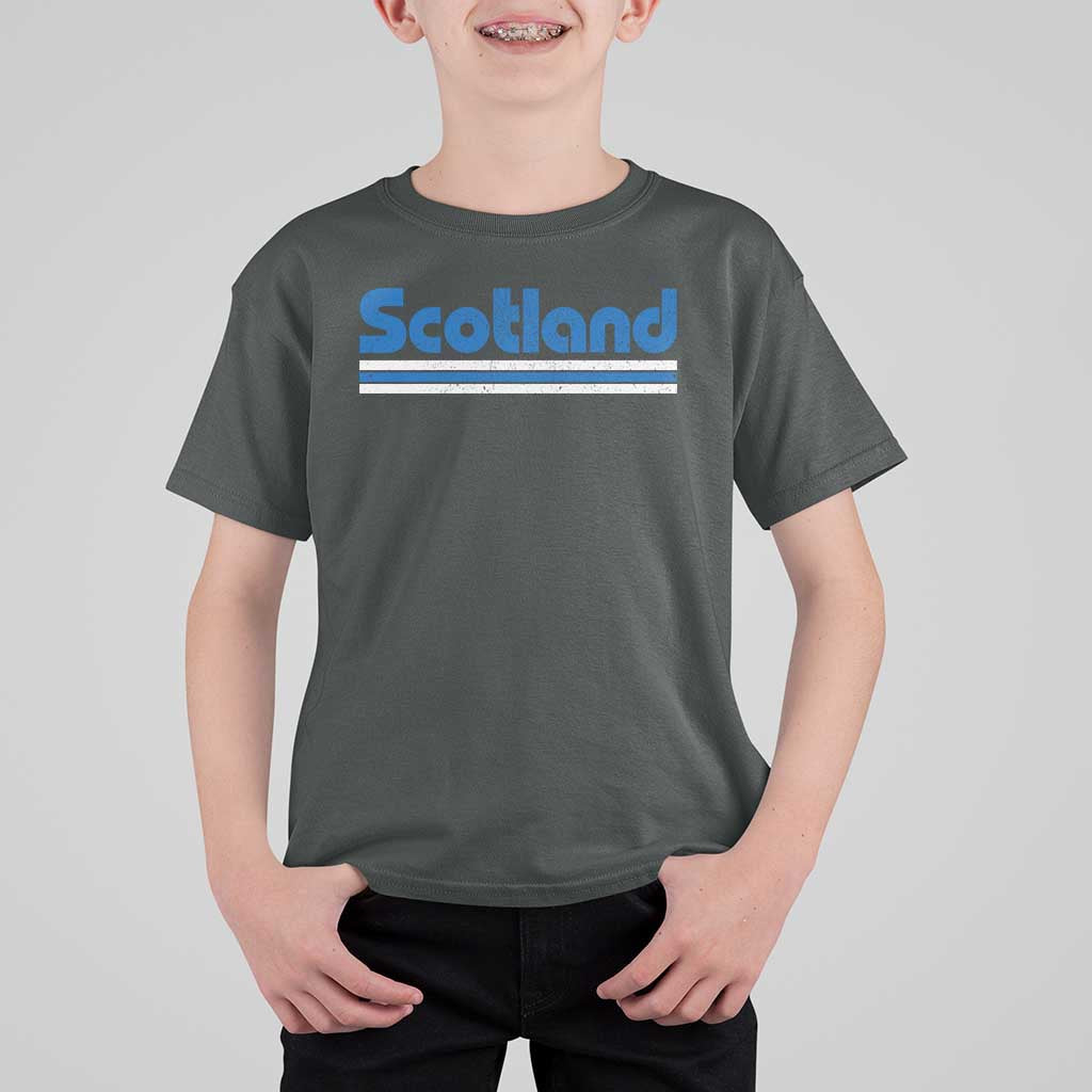 Scotland Scottish Flag T Shirt For Kid SCOT Fan Retro Vintage