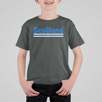 Scotland Scottish Flag T Shirt For Kid SCOT Fan Retro Vintage