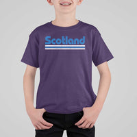 Scotland Scottish Flag T Shirt For Kid SCOT Fan Retro Vintage