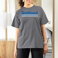 Scotland Scottish Flag T Shirt For Women SCOT Fan Retro Vintage