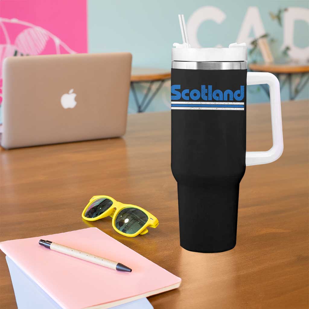 Scotland Scottish Flag Tumbler With Handle SCOT Fan Retro Vintage