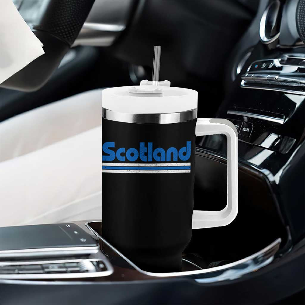Scotland Scottish Flag Tumbler With Handle SCOT Fan Retro Vintage