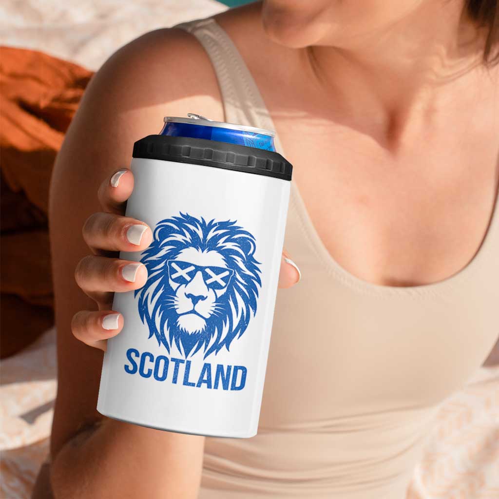 Vintage Scotland Lion 4 in 1 Can Cooler Tumbler Retro SCOT Fan Scottish Flag