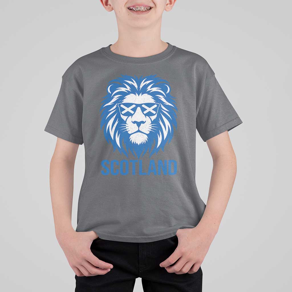 Vintage Scotland Lion T Shirt For Kid Retro SCOT Fan Scottish Flag