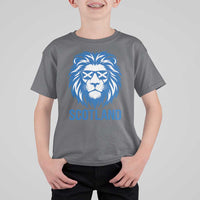 Vintage Scotland Lion T Shirt For Kid Retro SCOT Fan Scottish Flag