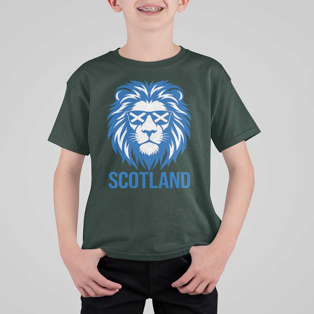 Vintage Scotland Lion T Shirt For Kid Retro SCOT Fan Scottish Flag