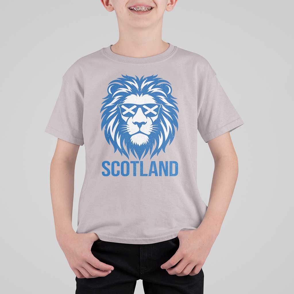 Vintage Scotland Lion T Shirt For Kid Retro SCOT Fan Scottish Flag