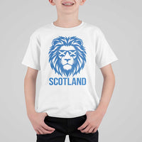 Vintage Scotland Lion T Shirt For Kid Retro SCOT Fan Scottish Flag