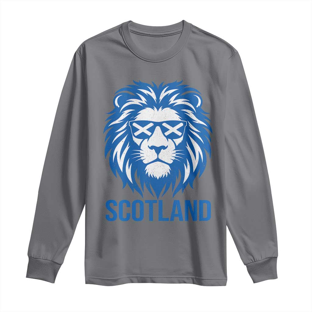 Vintage Scotland Lion Long Sleeve Shirt Retro SCOT Fan Scottish Flag