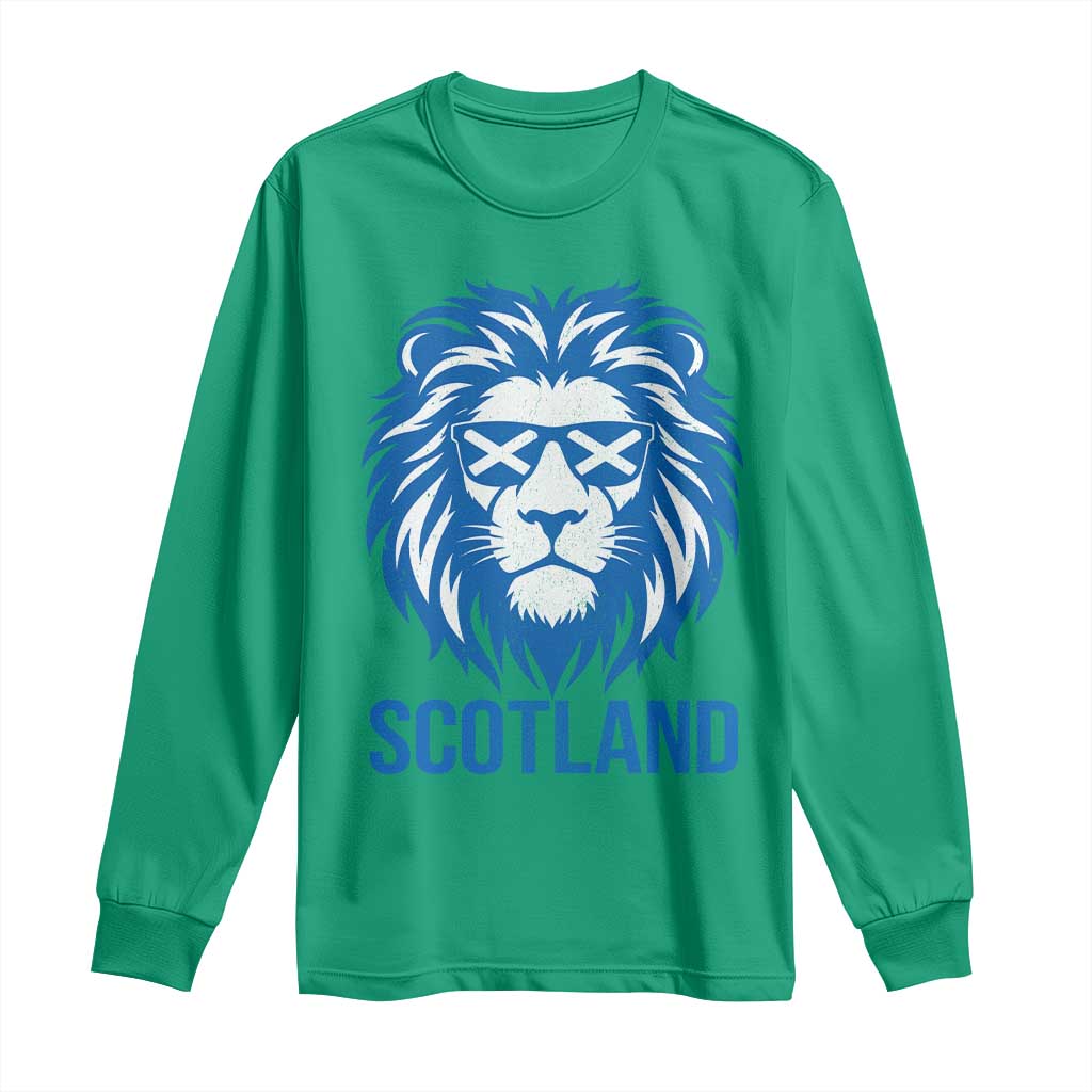 Vintage Scotland Lion Long Sleeve Shirt Retro SCOT Fan Scottish Flag