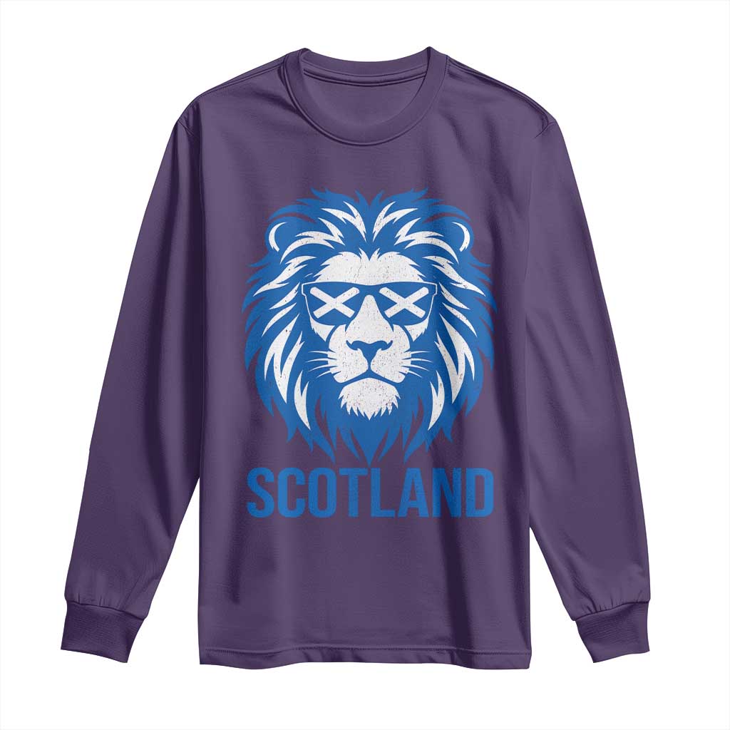 Vintage Scotland Lion Long Sleeve Shirt Retro SCOT Fan Scottish Flag