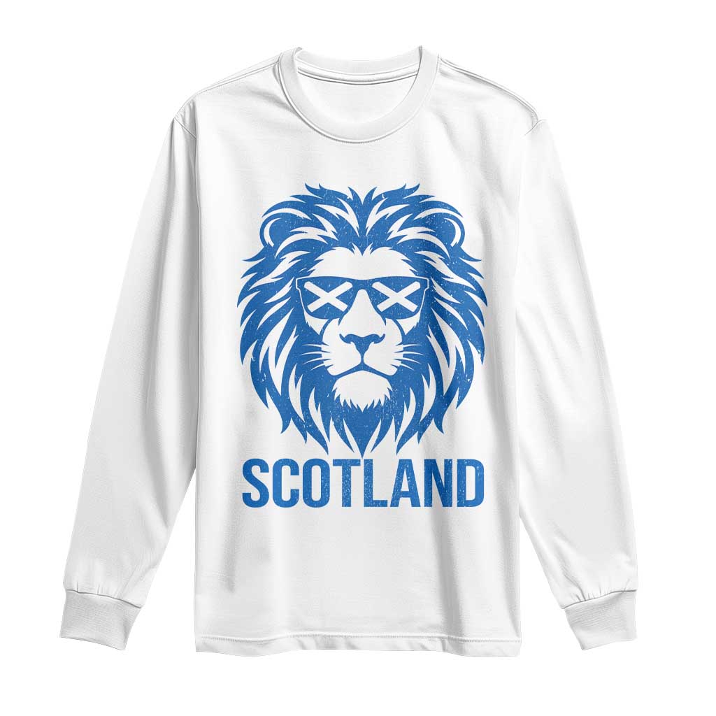 Vintage Scotland Lion Long Sleeve Shirt Retro SCOT Fan Scottish Flag