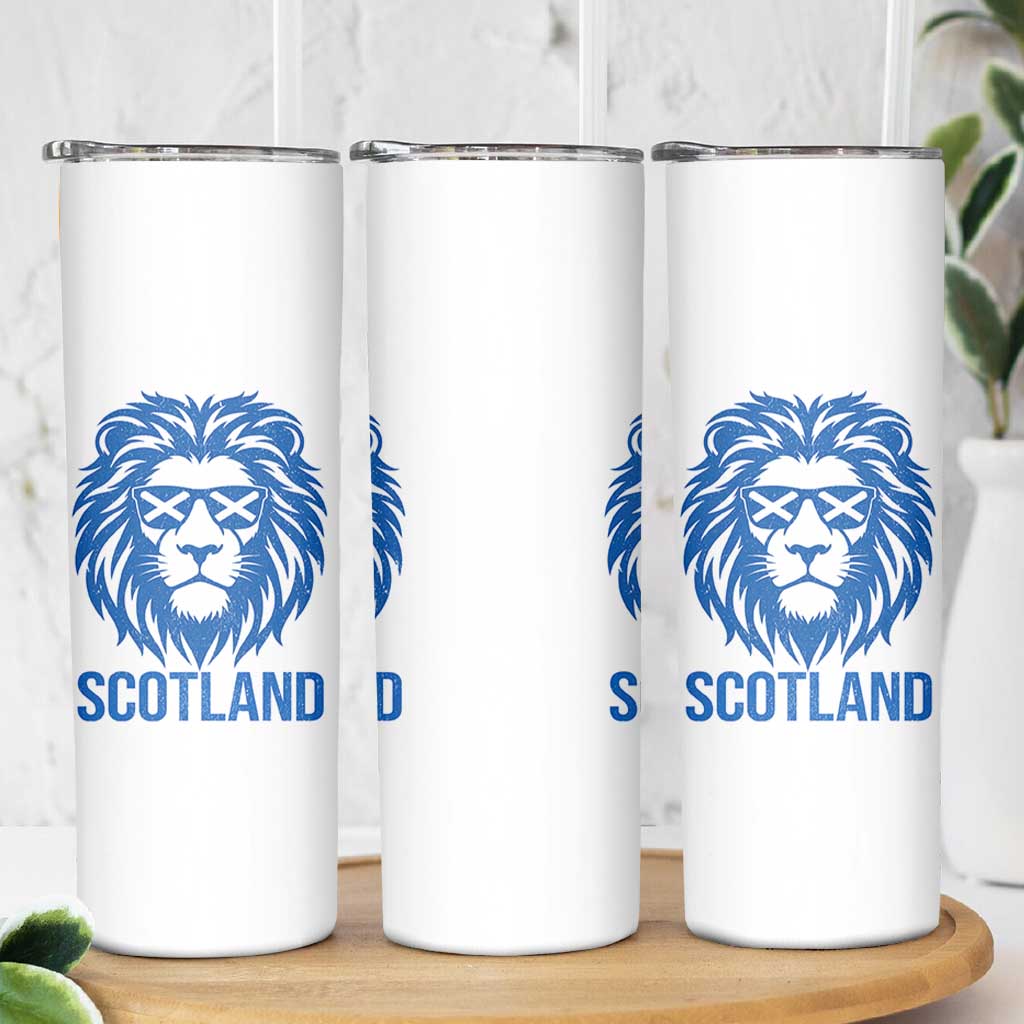 Vintage Scotland Lion Skinny Tumbler Retro SCOT Fan Scottish Flag