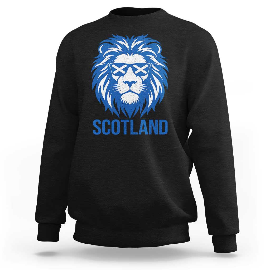 Vintage Scotland Lion Sweatshirt Retro SCOT Fan Scottish Flag