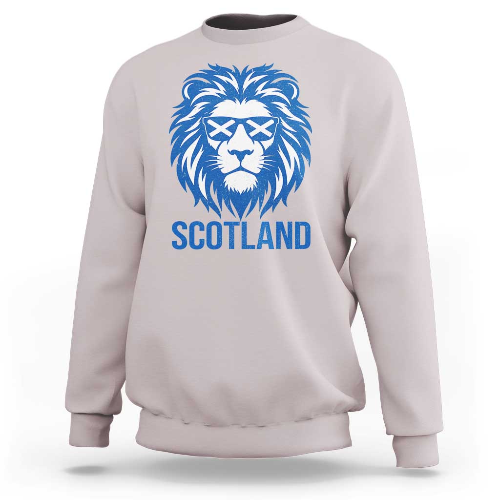 Vintage Scotland Lion Sweatshirt Retro SCOT Fan Scottish Flag