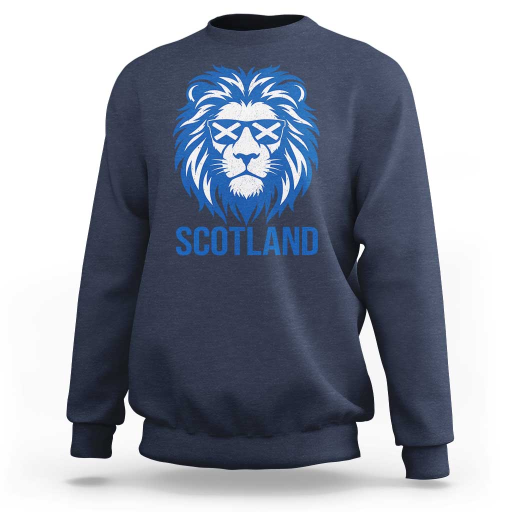 Vintage Scotland Lion Sweatshirt Retro SCOT Fan Scottish Flag