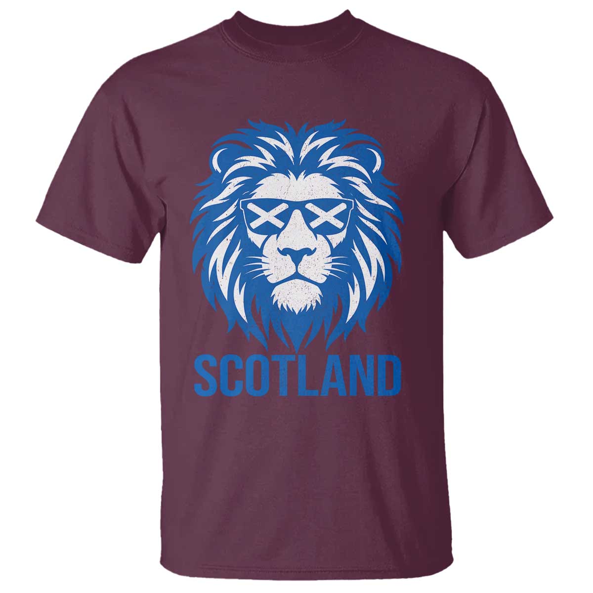 Vintage Scotland Lion T Shirt Retro SCOT Fan Scottish Flag
