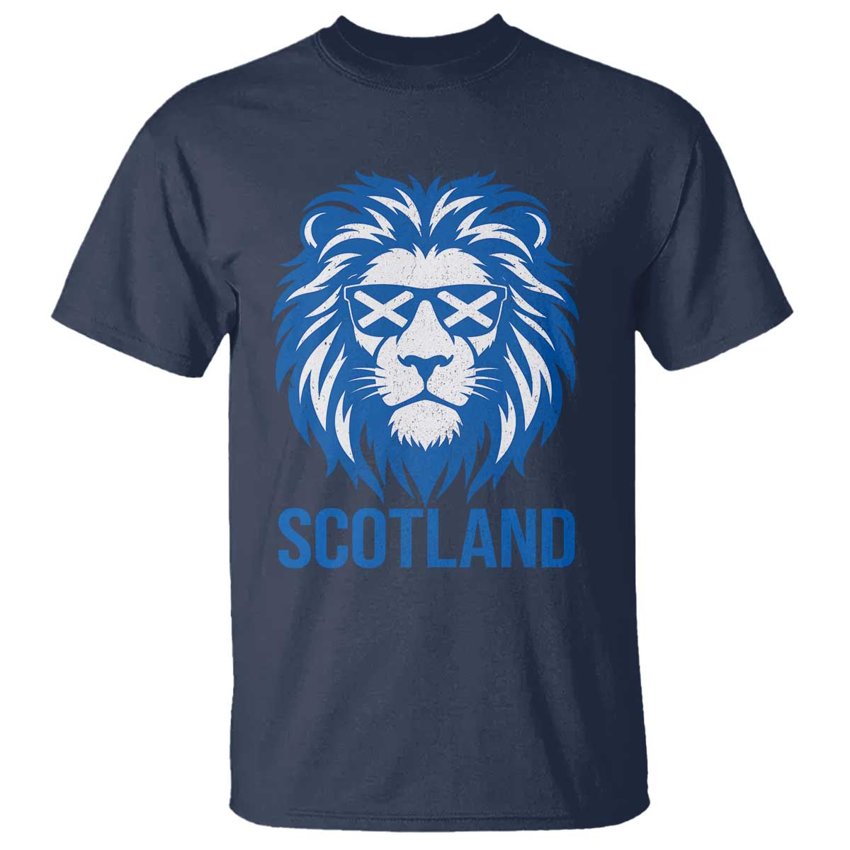 Vintage Scotland Lion T Shirt Retro SCOT Fan Scottish Flag