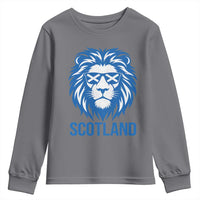 Vintage Scotland Lion Youth Sweatshirt Retro SCOT Fan Scottish Flag