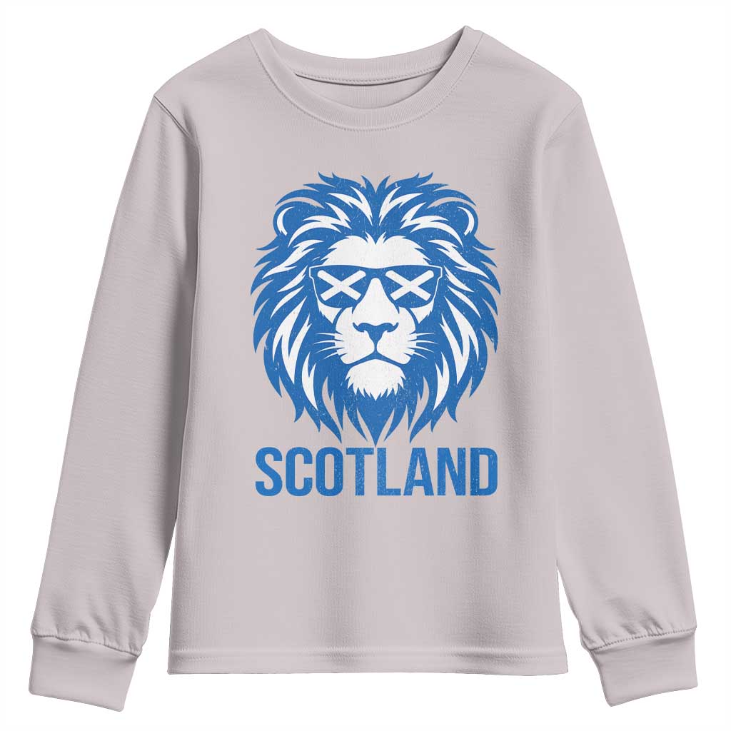 Vintage Scotland Lion Youth Sweatshirt Retro SCOT Fan Scottish Flag