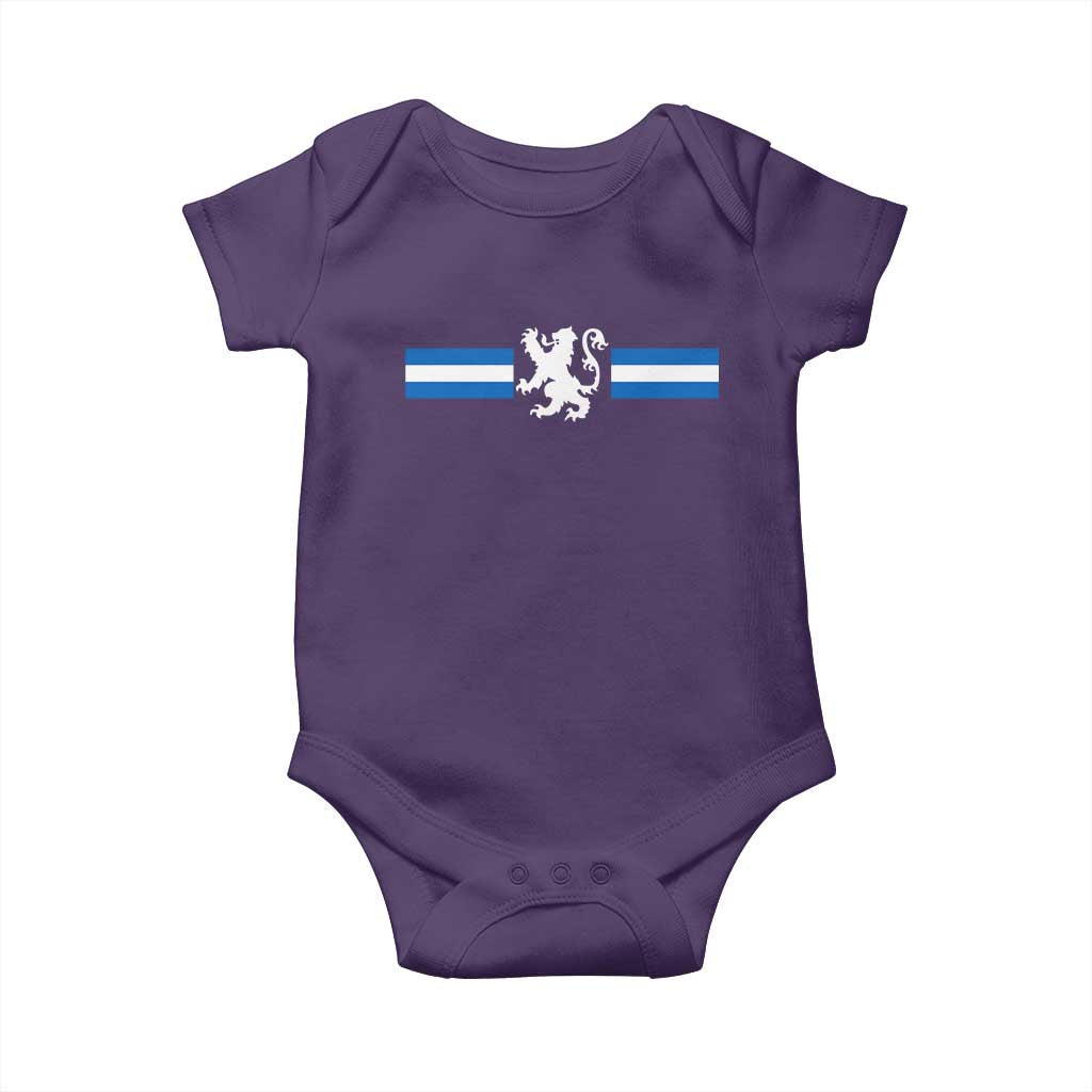 Scotland Lion Baby Onesie Retro Scottish Flag SCOT