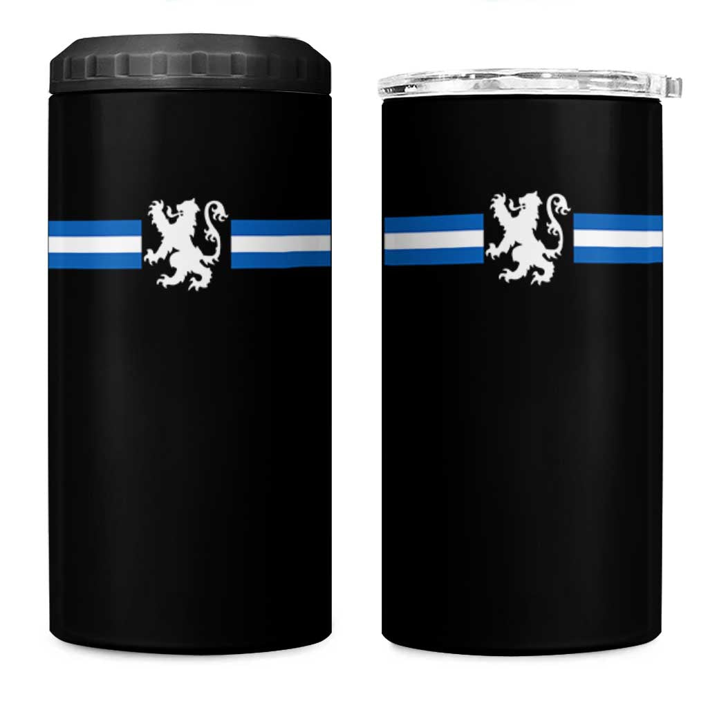 Scotland Lion 4 in 1 Can Cooler Tumbler Retro Scottish Flag SCOT