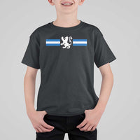 Scotland Lion T Shirt For Kid Retro Scottish Flag SCOT