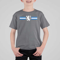 Scotland Lion T Shirt For Kid Retro Scottish Flag SCOT