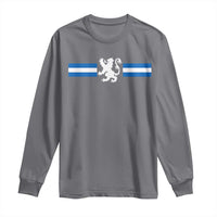 Scotland Lion Long Sleeve Shirt Retro Scottish Flag SCOT