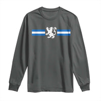 Scotland Lion Long Sleeve Shirt Retro Scottish Flag SCOT