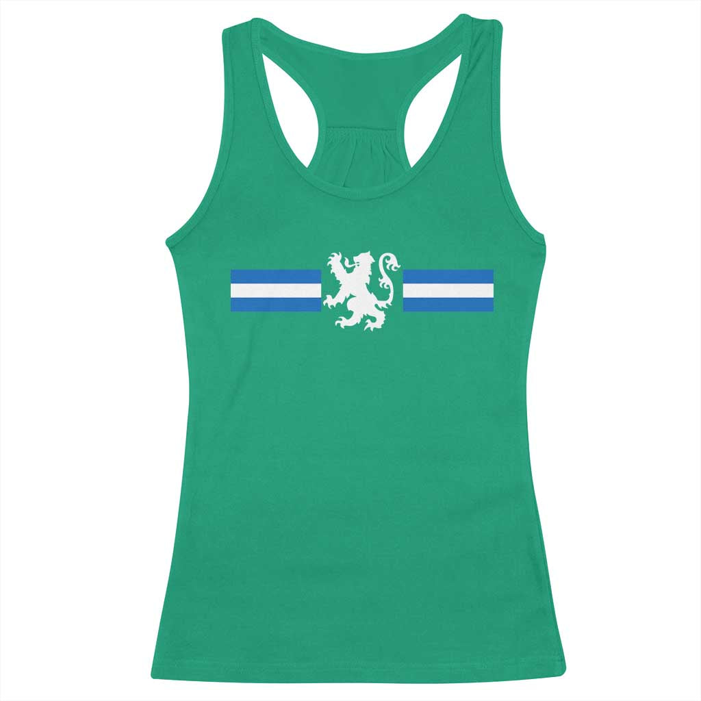 Scotland Lion Racerback Tank Top Retro Scottish Flag SCOT