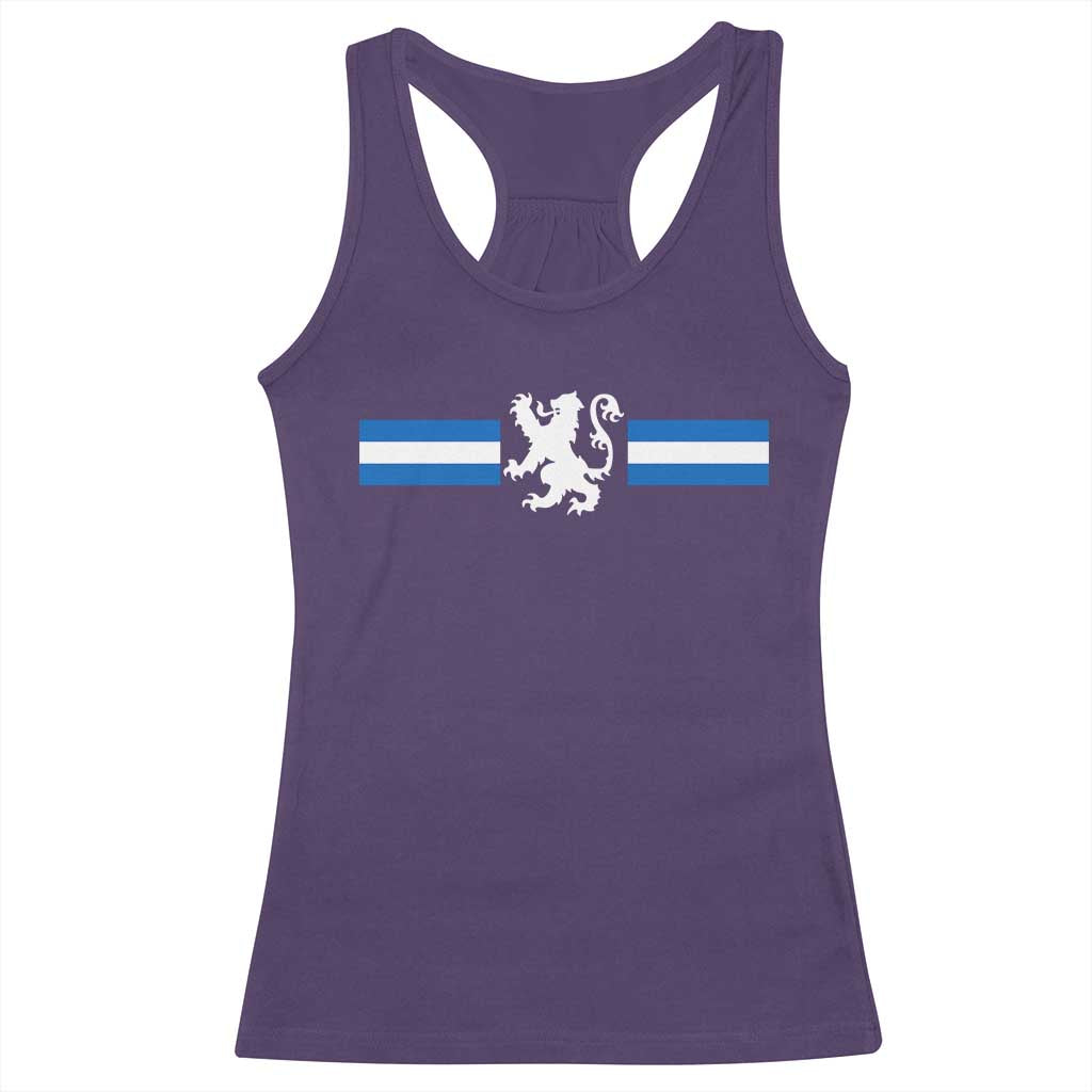 Scotland Lion Racerback Tank Top Retro Scottish Flag SCOT
