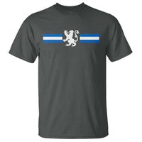 Scotland Lion T Shirt Retro Scottish Flag SCOT