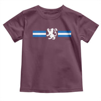Scotland Lion Toddler T Shirt Retro Scottish Flag SCOT