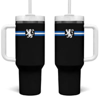 Scotland Lion Tumbler With Handle Retro Scottish Flag SCOT