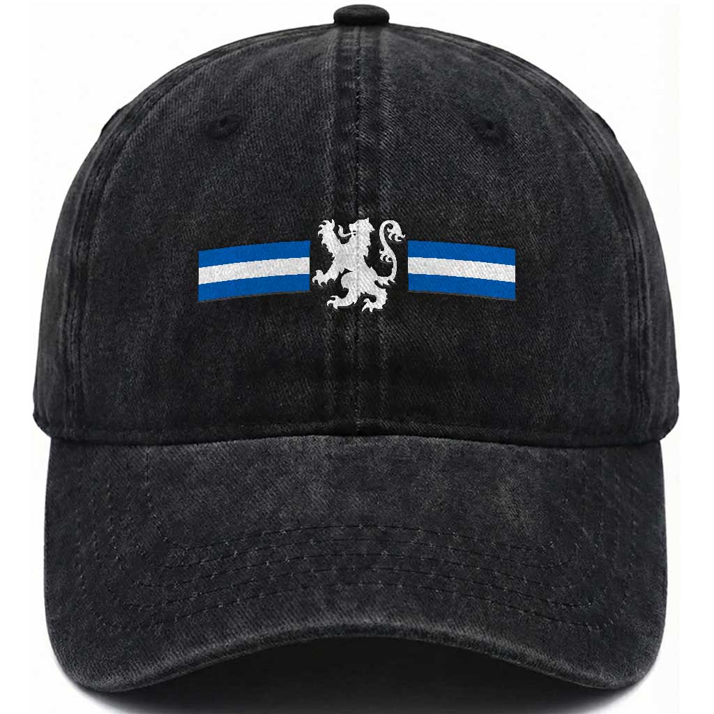 Scotland Lion Washed Cotton Baseball Cap Retro Scottish Flag SCOT