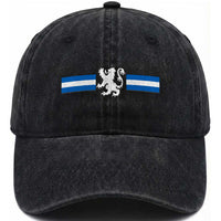 Scotland Lion Washed Cotton Baseball Cap Retro Scottish Flag SCOT
