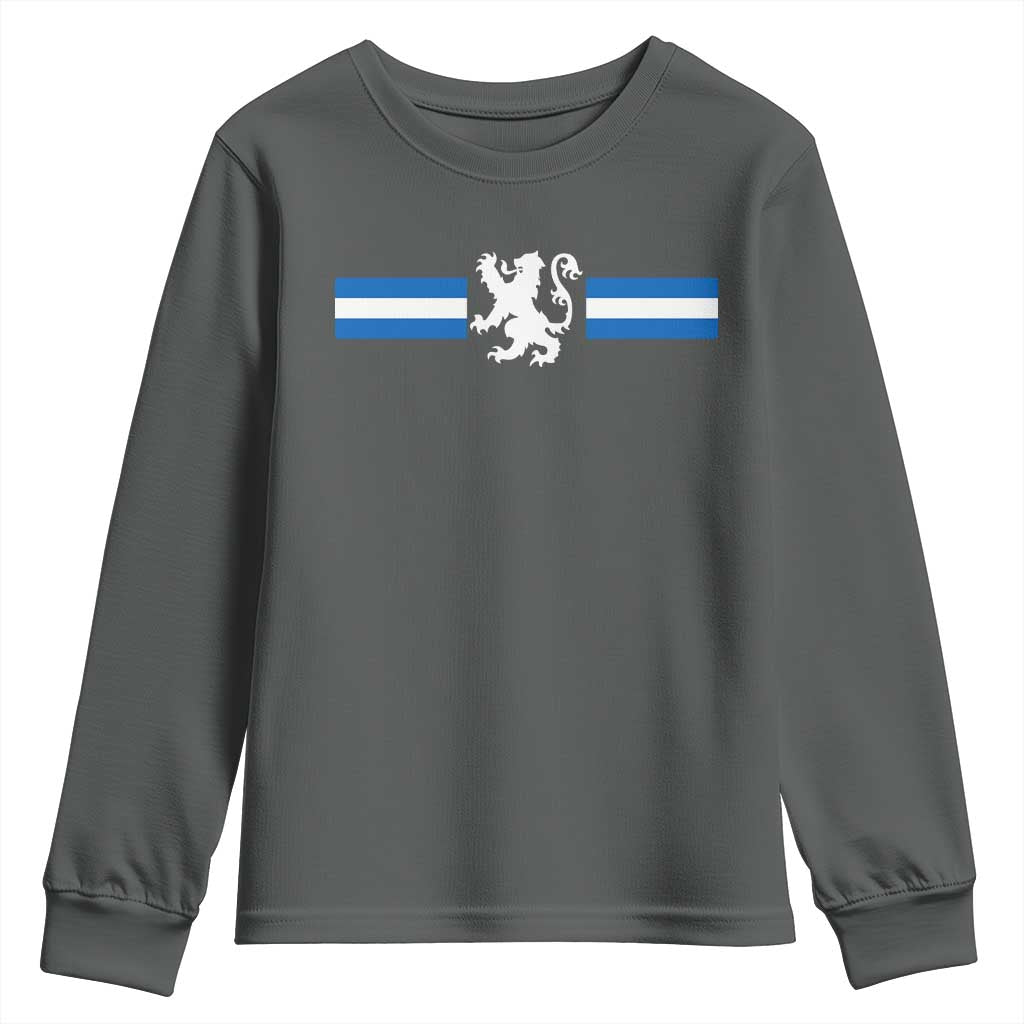 Scotland Lion Youth Sweatshirt Retro Scottish Flag SCOT