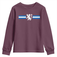 Scotland Lion Youth Sweatshirt Retro Scottish Flag SCOT