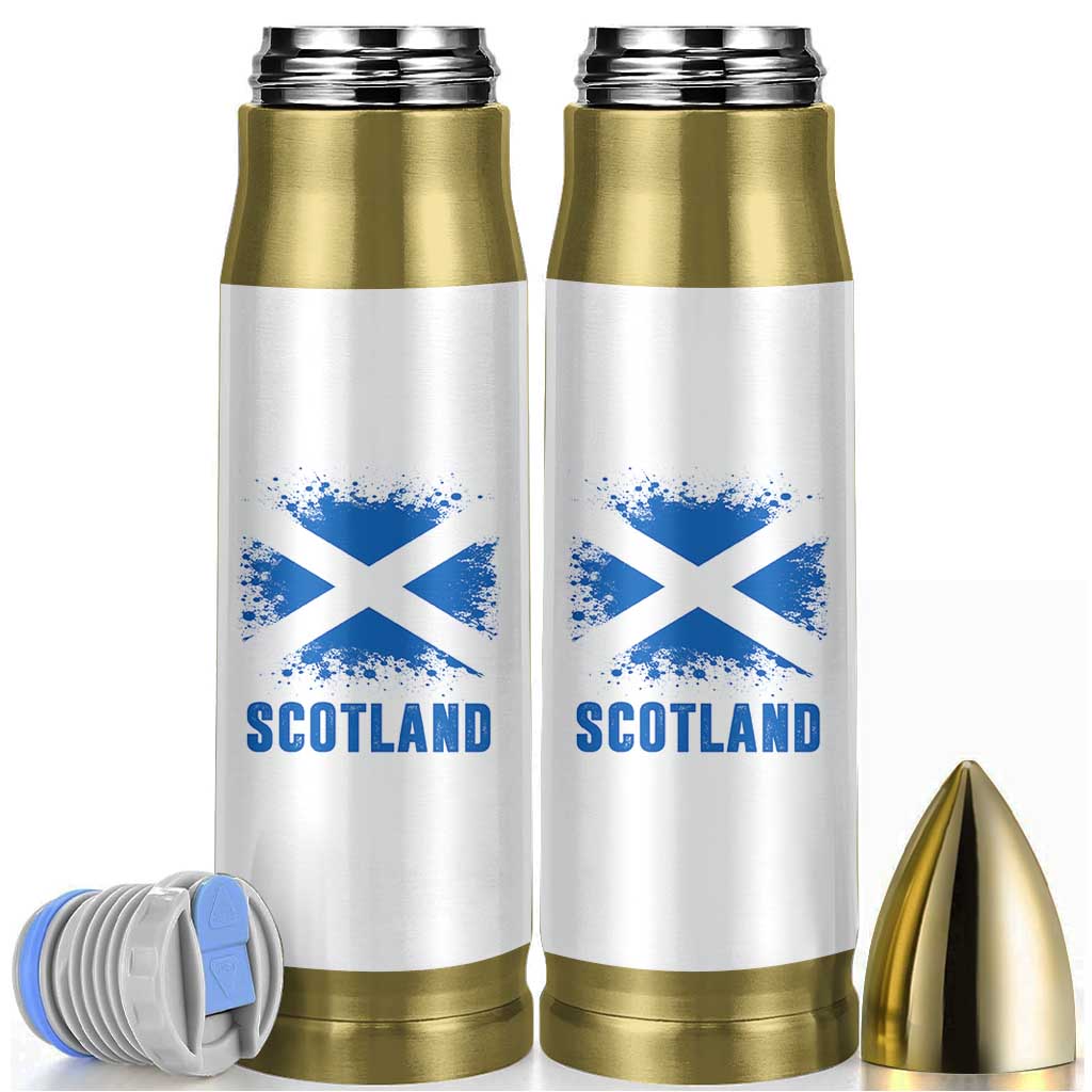 Scotland Bullet Tumbler Retro Vintage Watercolors Sport Scottish Flag SCOT