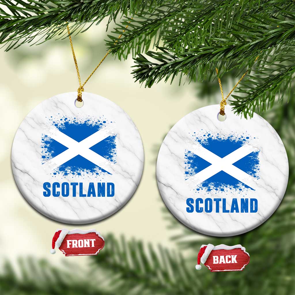Scotland Ceramic Ornament Retro Vintage Watercolors Sport Scottish Flag SCOT