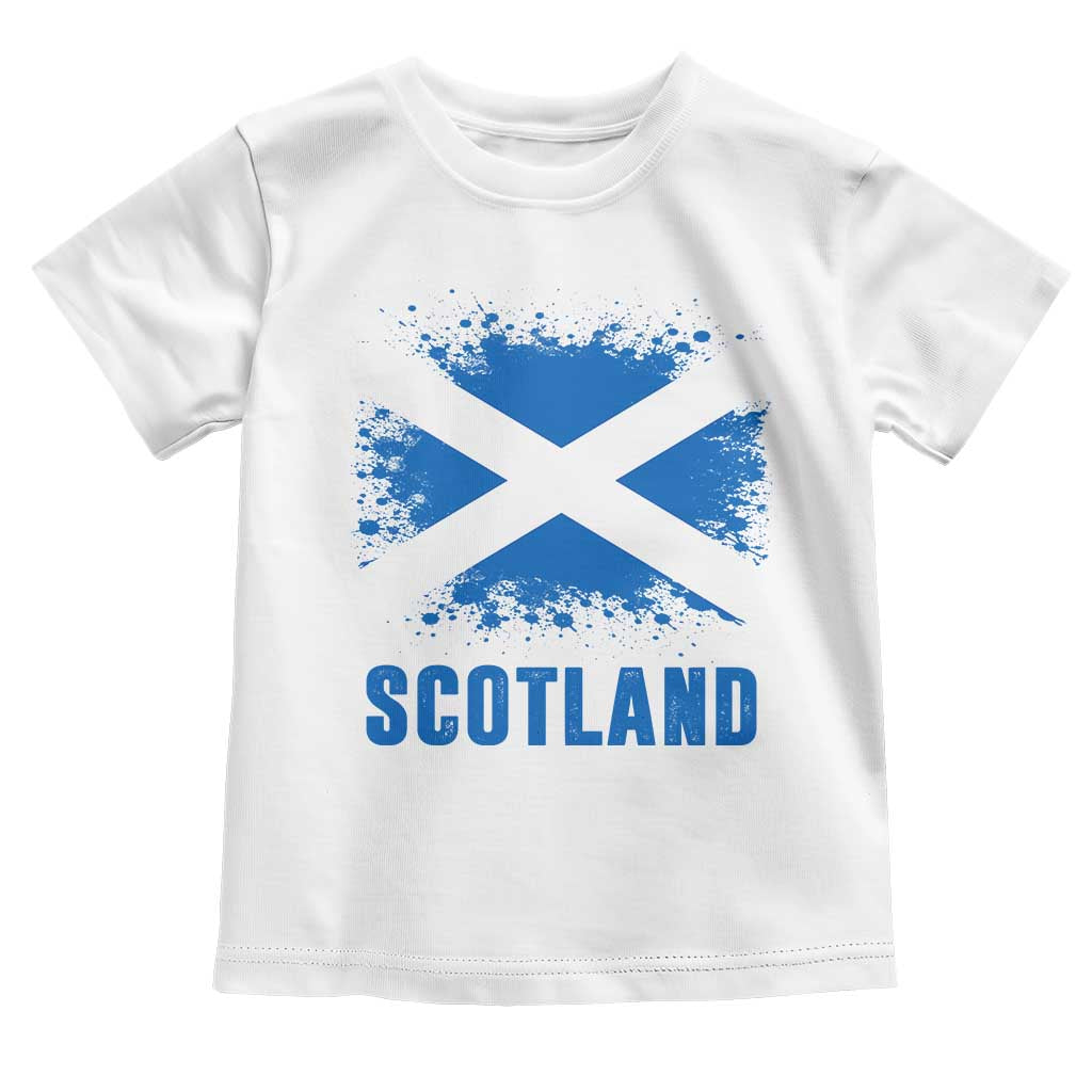 Scotland Toddler T Shirt Retro Vintage Watercolors Sport Scottish Flag SCOT