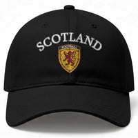 Scotland Soccer Baseball Cap Scottish Rampant Lion Scotland Coat of Arms Banner Football Fan