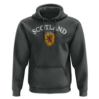 Scotland Soccer Hoodie Scottish Rampant Lion Scotland Coat of Arms Banner Football Fan