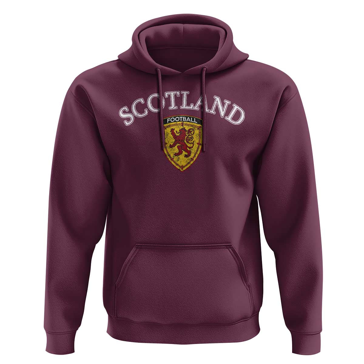 Scotland Soccer Hoodie Scottish Rampant Lion Scotland Coat of Arms Banner Football Fan