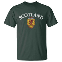 Scotland Soccer T Shirt Scottish Rampant Lion Scotland Coat of Arms Banner Football Fan