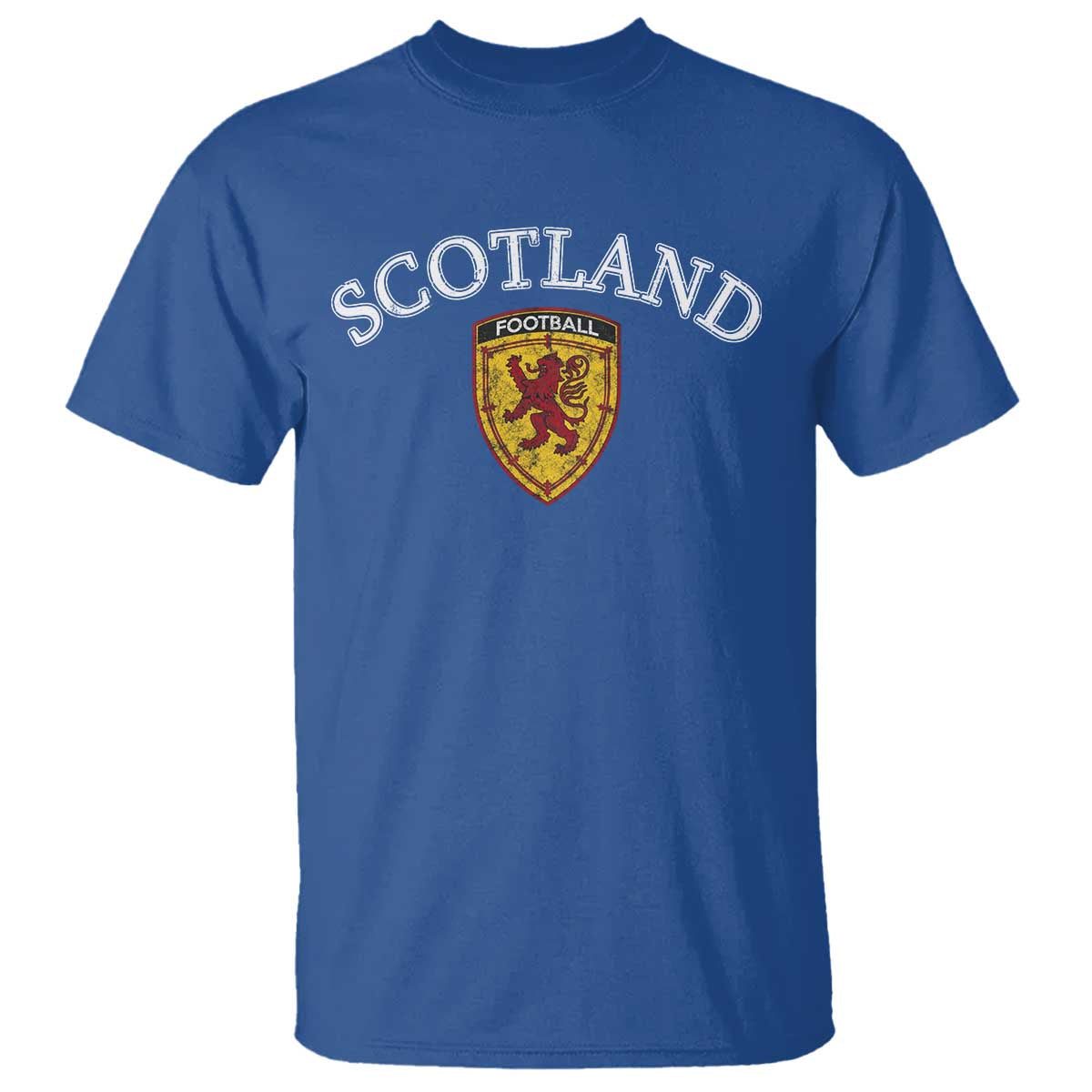 Scotland Soccer T Shirt Scottish Rampant Lion Scotland Coat of Arms Banner Football Fan